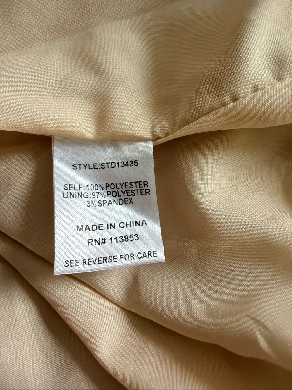 NWT Baltic Born Champagne Long-Sleeve Midi Dress - Picture 11 of 12